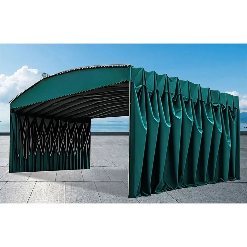 

ZY двухтактный телескопический навес, уличный мобильный навес, электрическая палатка, передвижной автомобильный домашний навес для парковки