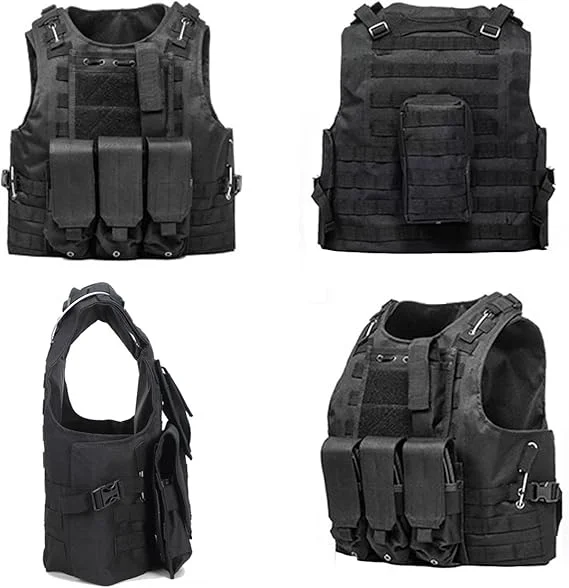 

Tactical Vest Survival Vest Adjustable Oxford Cloth Available For Cosplay Training Outdoor Safety Protection Hunting