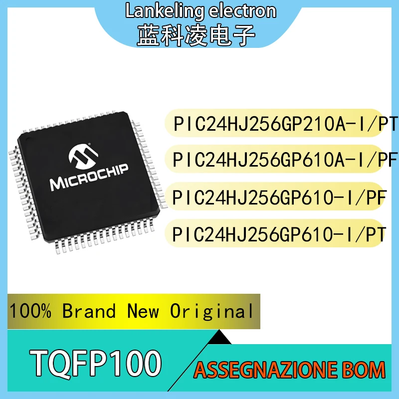 

PIC24HJ256GP210A-I/PT PIC24HJ256GP610A-I/PF PIC24HJ256GP610-I/PF PIC24HJ256GP610-I/PT Integrated circuit TQFP100 chip