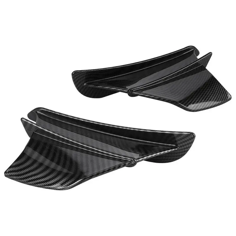 

Practical Motorcycle Universal Winglet Aerodynamic Spoiler Wing Kit With Adhesive Motorcycle Decoration Sticker For Suzuki