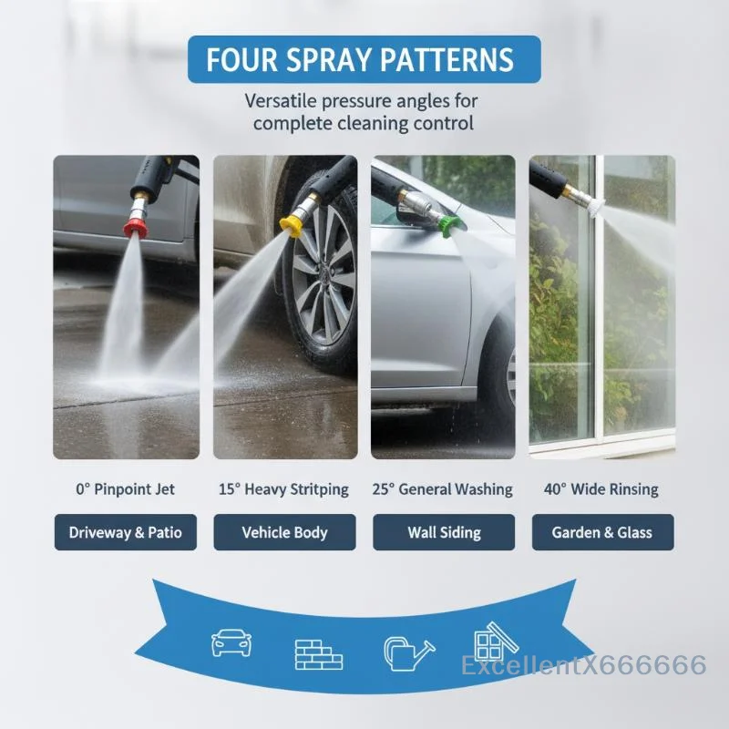 High Pressure Washer Spray Nozzle Universal 1/4