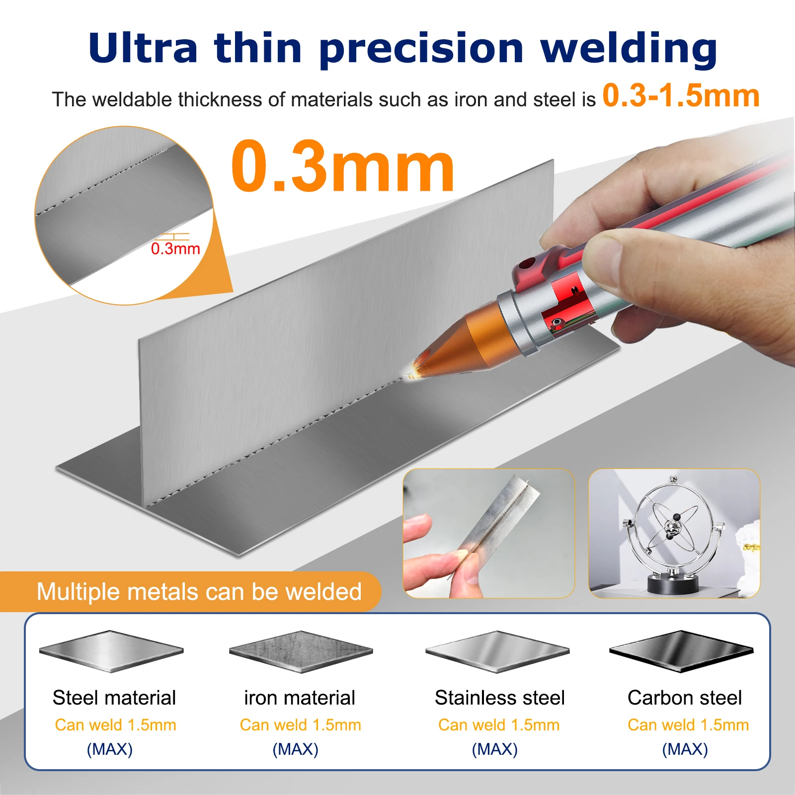 2026 300 واط آلة لحام نقطي بالليزر رقيقة جدا آلة لحام دقيقة لوحة رقيقة لحام 0.3-1.5 مللي متر لوحة رقيقة لحام