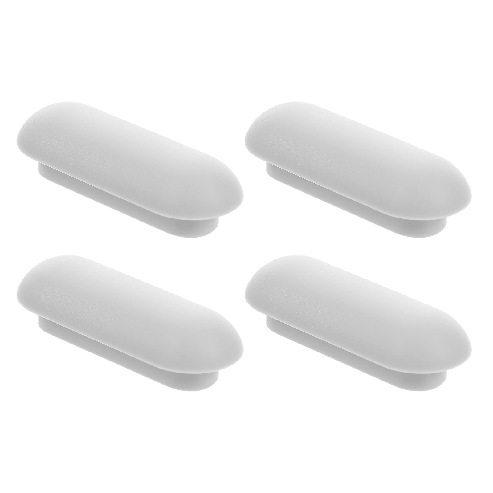 

4Pcs Toilet Seat Bumper Plastic Buffer Cushions Easy Install Height Increase Spacers Antislip Gasket Bathroom Use Grey