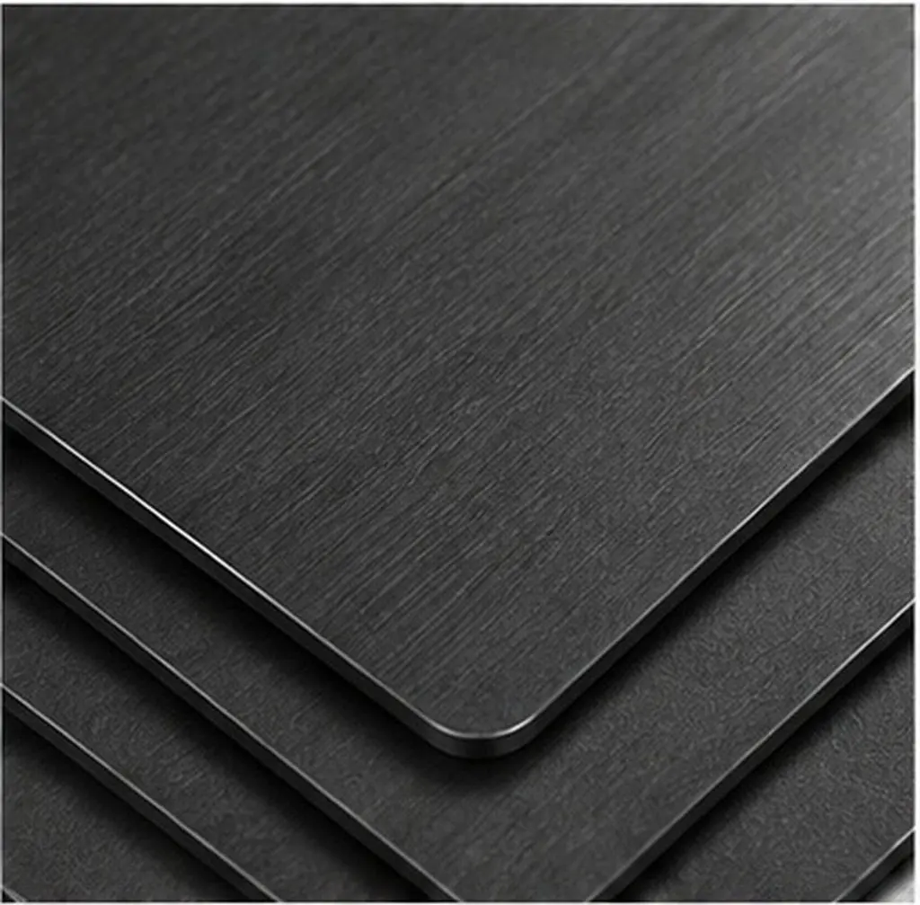 100Pcs Black Aluminum Sheet 3.4x2.1in Engraving Blanks Laser Marking Metal Plate for Crafting Interior Sign Making
