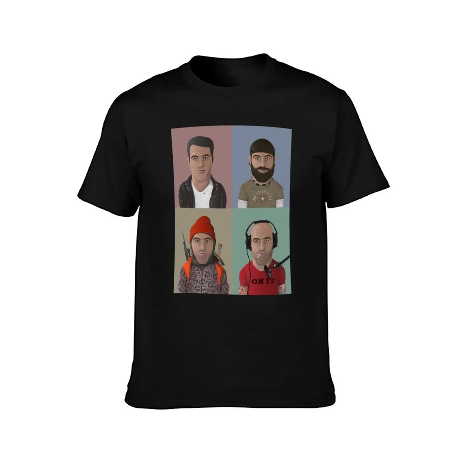 The Evolution of Joe Rogan T-Shirt All Match Print Short Sleeve Top