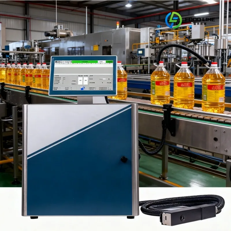 FL Moisture-Proof CIJ Coding Machine New Split Small Character Inkjet Printer for Expiry Date GS1 QR Code Printing Customized