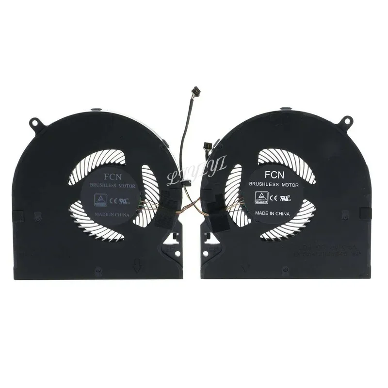 CPU / GPU Cooling Fan For Razer Blade 15 RZ09-0301 02385 RZ09-0288 RZ09-0313 0330 0367 DFS5K123043635 DFS5K121144645