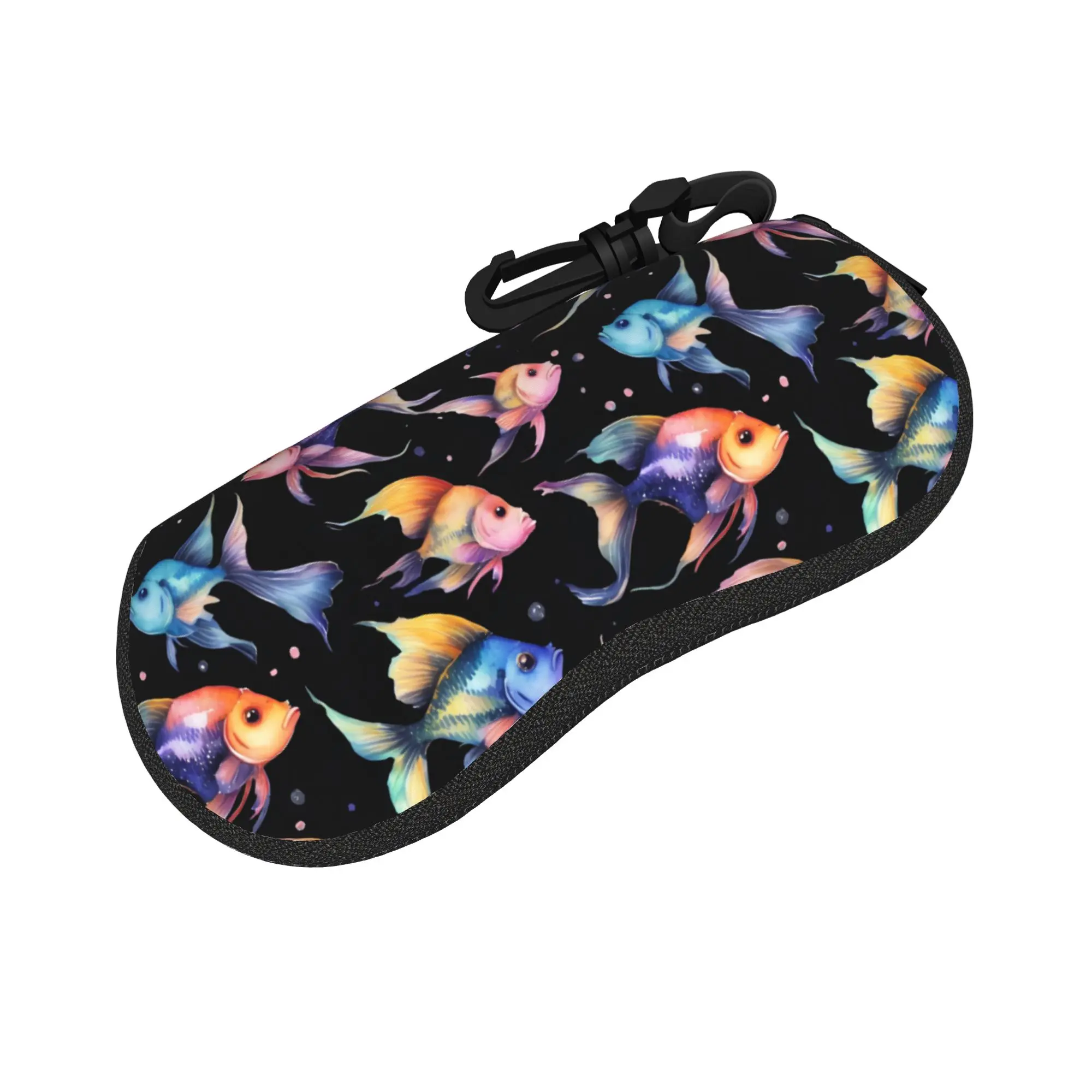 Cute Traditional Goldfish koi fish  Glasses Case Convenient Box  Eyewear Storage Box Ins Style Eye Contacts Case