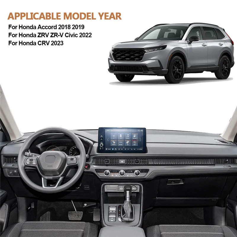 Abs Composiet Koolstofvezelstickers Voor Honda Accord 10e 2018 2019 Auto-Interieuraccessoires Versnellingspook Knop Hoofddeksel