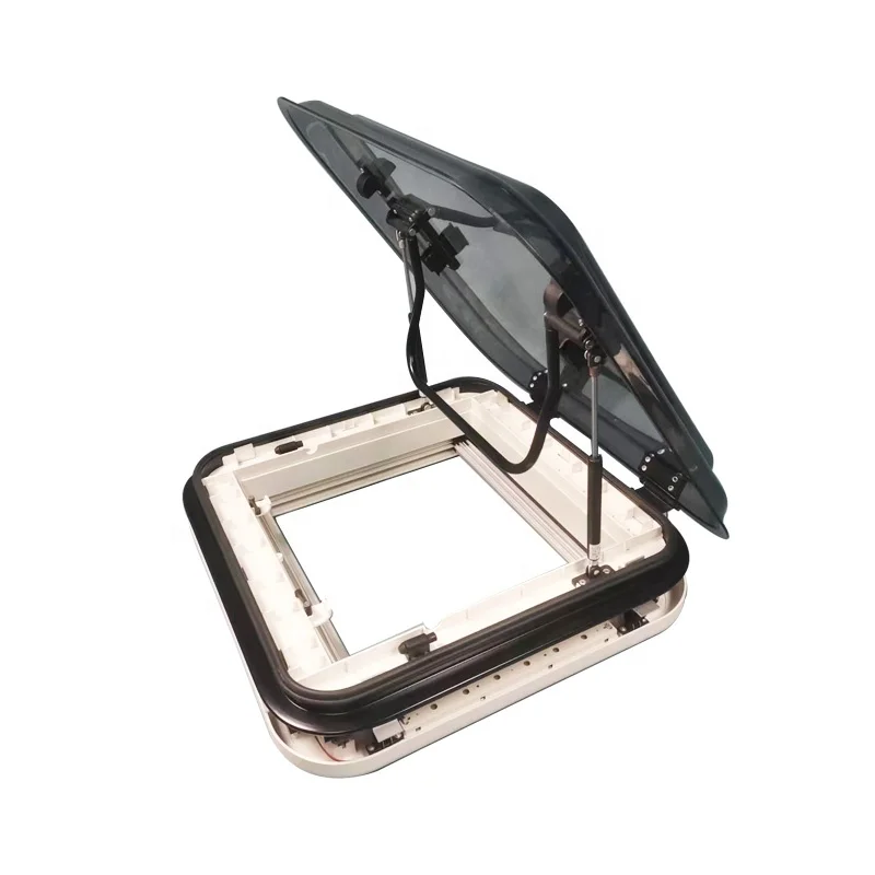 Aluminum Sunroof Light Emitting Diode Light Car Roof Window RV Sunroof Gauze Blinds For Trailer RV view 2