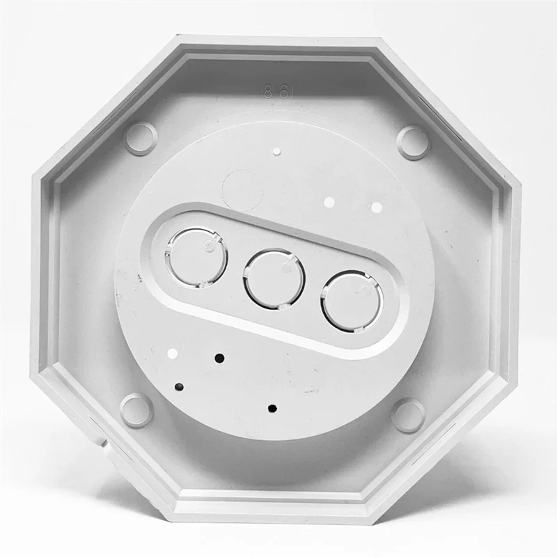 ABBO-2Pcs 8161 Outdoor Vertical Siding Light Mounting Block Bracket For Outdoor Mounting Plate Smooth Flat With Built-In Box