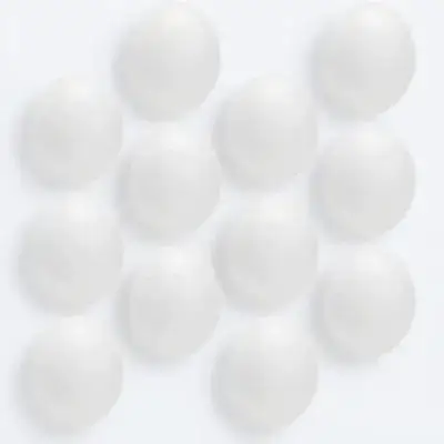 

12pcs Simulated Bird Eggs Solid Fake Decoration Artificial Plastic Accessories For Pets Easter Toys Indoor Decor
