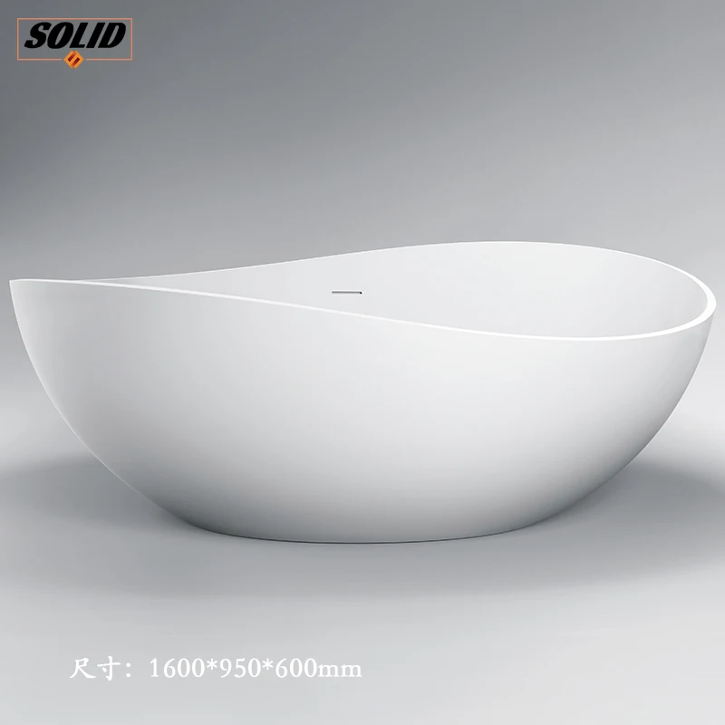 

1600*950*600 мм акриловая твердая поверхность отдельно стоящая ванна для замачивания для взрослых и детей