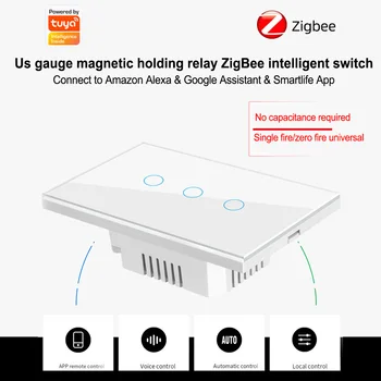 Tuya Zig Bee WiFi Smart Switch 1/2/3 Gang 1