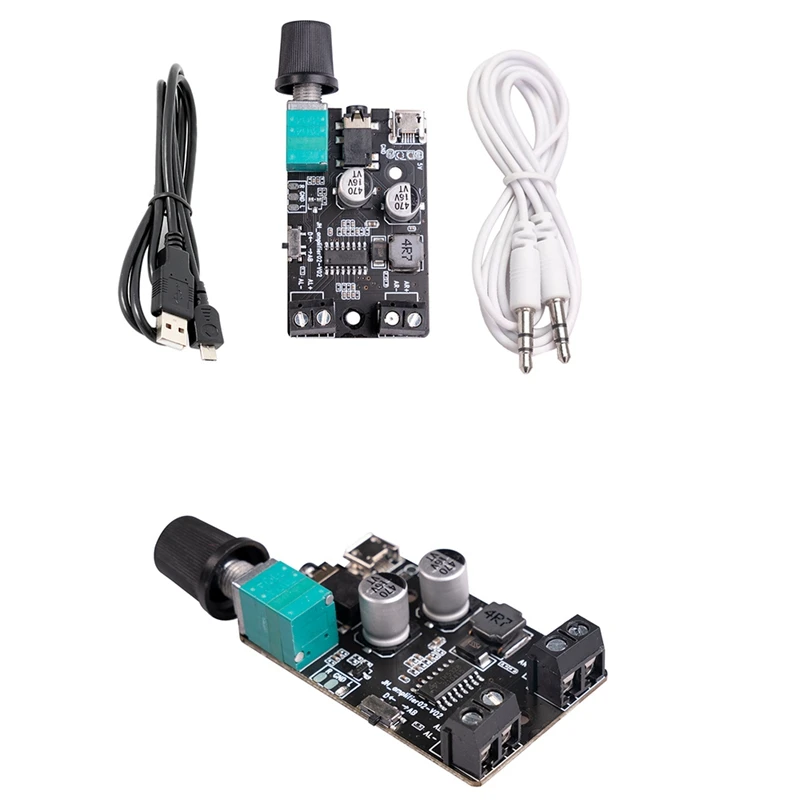 HOT-5Wx2 Stereo Dual Channel Digital Amplifier Board Audio Amplifier Module DC5V Class D Amplifier With Volume Adjustment