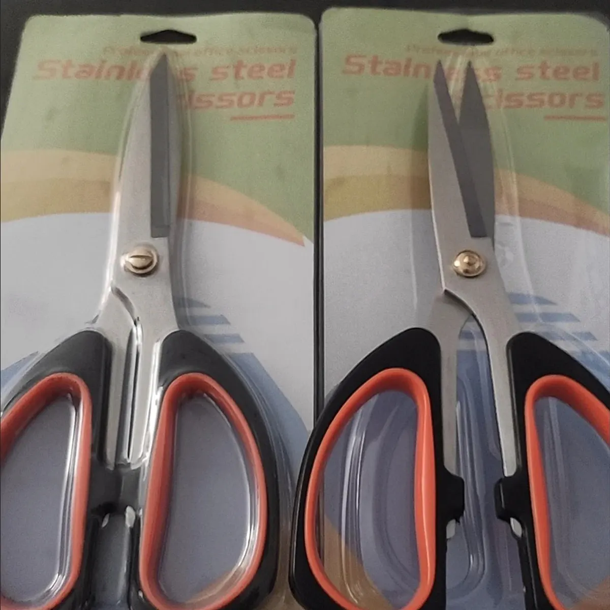 Stainless Steel Professional Scissors Multi-Use for Crafting Tailoring Office School Ergonomic Comfort Grip Essential Tool