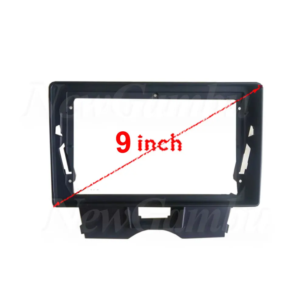 9 inch For Brilliance Jinbei Zhishang S30 2012-2015 Frame No Cable Audio Adaptor Dash Trim Kits Facia Panel