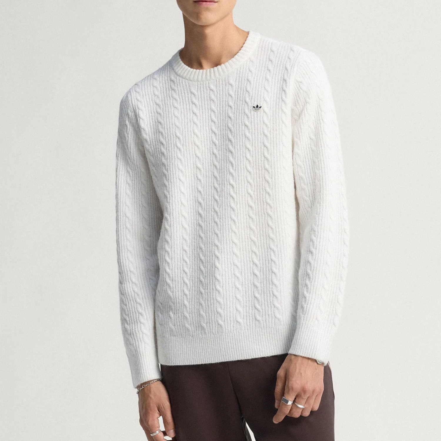 

Adidas genuine clover men's golf sport simple knit sweater JN9740