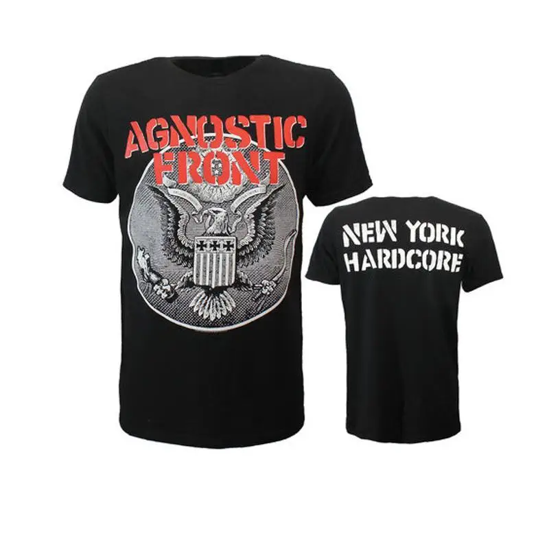 

ОФИЦИАЛЬНАЯ футболка Agnostic Front New York Hardcore Black с принтом M на спине