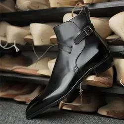 Men Classic Ankle Boots PU Casual Business Versatile High Quality Chelsea Boots Banquet Party Boots Size 38-48 Men Boots