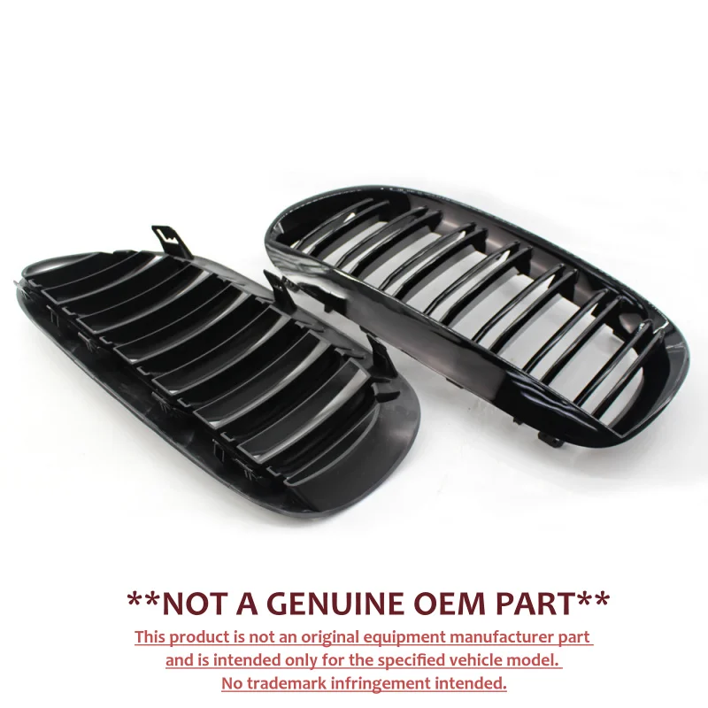For BMW 6 Series E63 04‑10 Modified Front Bumper Grille Air Intake Grill Exterior Replacement Parts