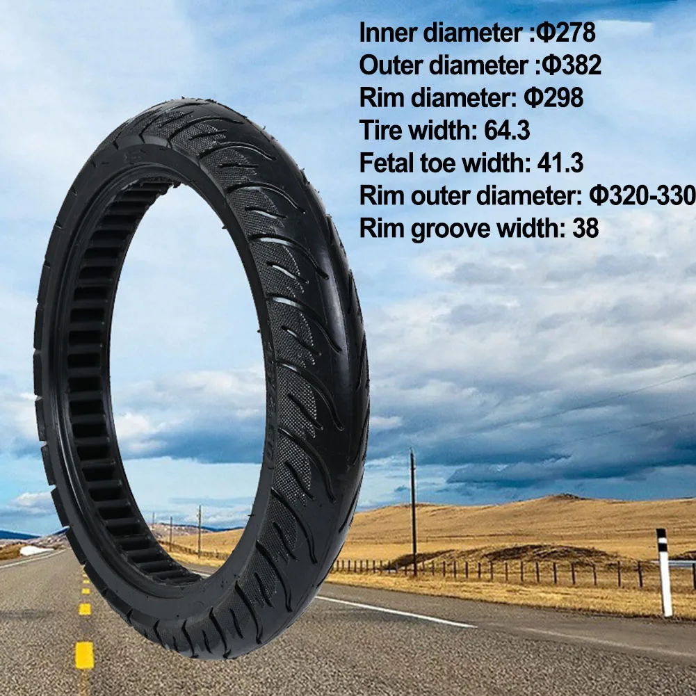 Solid Tire For Electric Bikes E Bike Tire Electric Bike Tire 16x2.5 16x2.5 Tire Smooth Performance Comfortable Ride