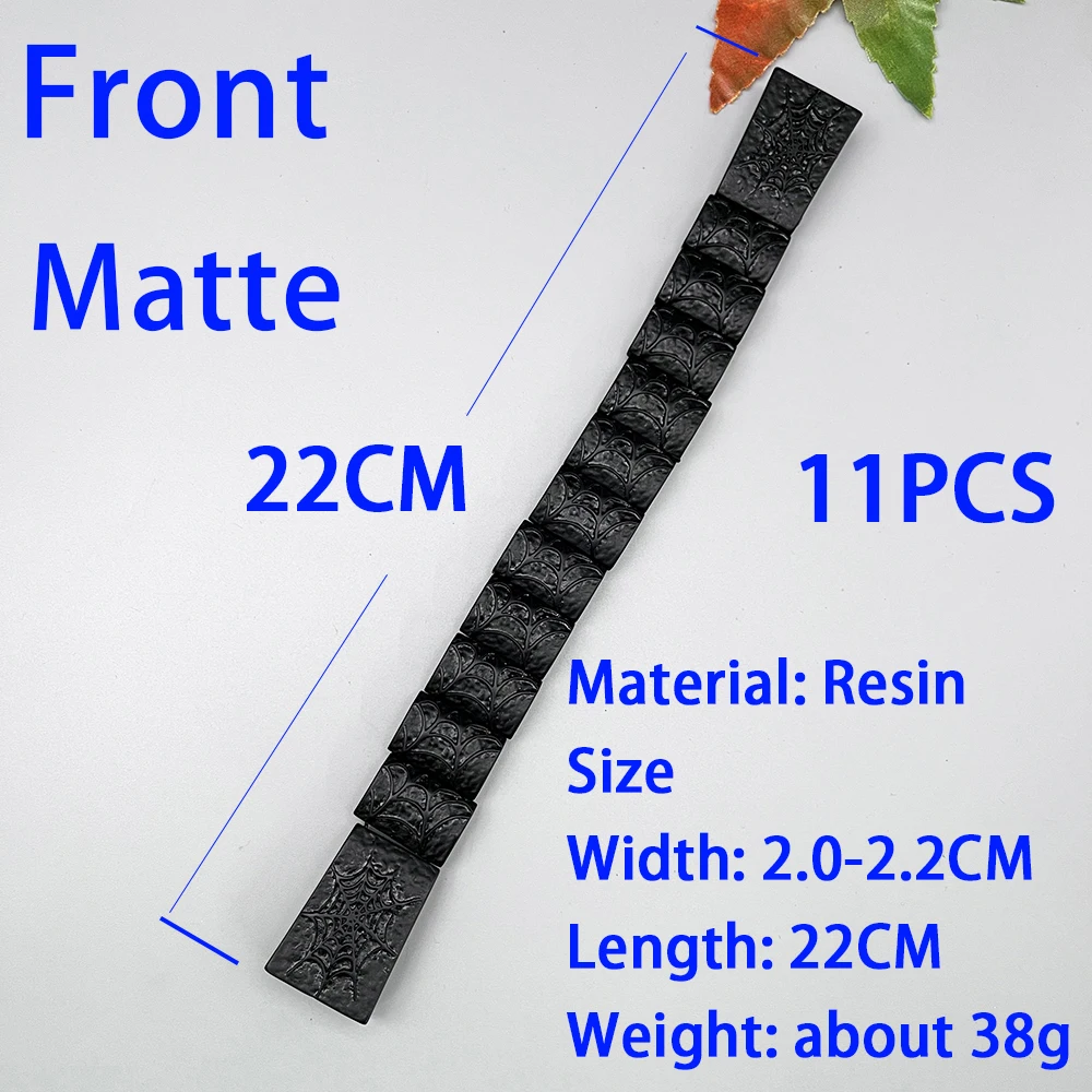 NJ128 مسبحة CHETKI قابلة للطي الوجه التأمل الصلاة الراتنج متجمد ماتي الأسود العنكبوت ويب نمط الإصبع الضغط الملحقات #2