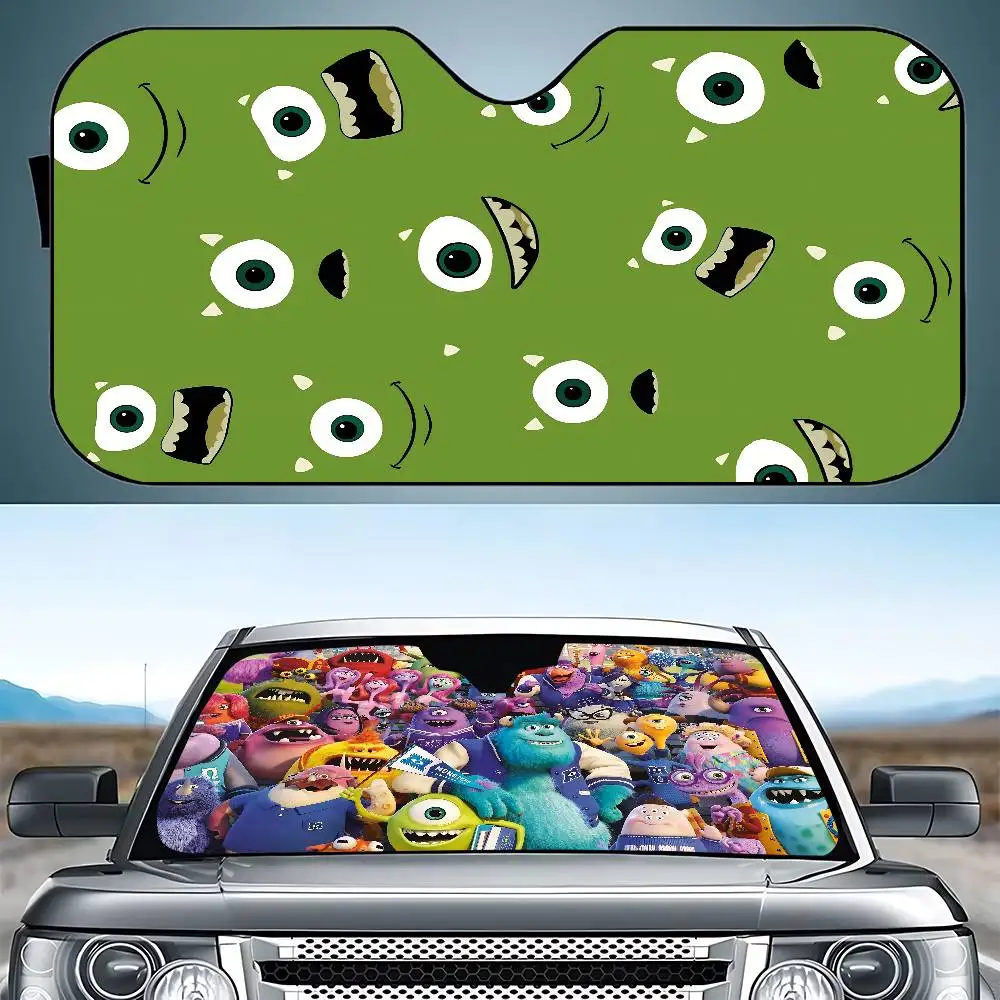 Anime-M-monsters-University-S Stylish And Trendy Windshield Sunshade, Car Windshield Cover, Car Sunshade Curtain Protection