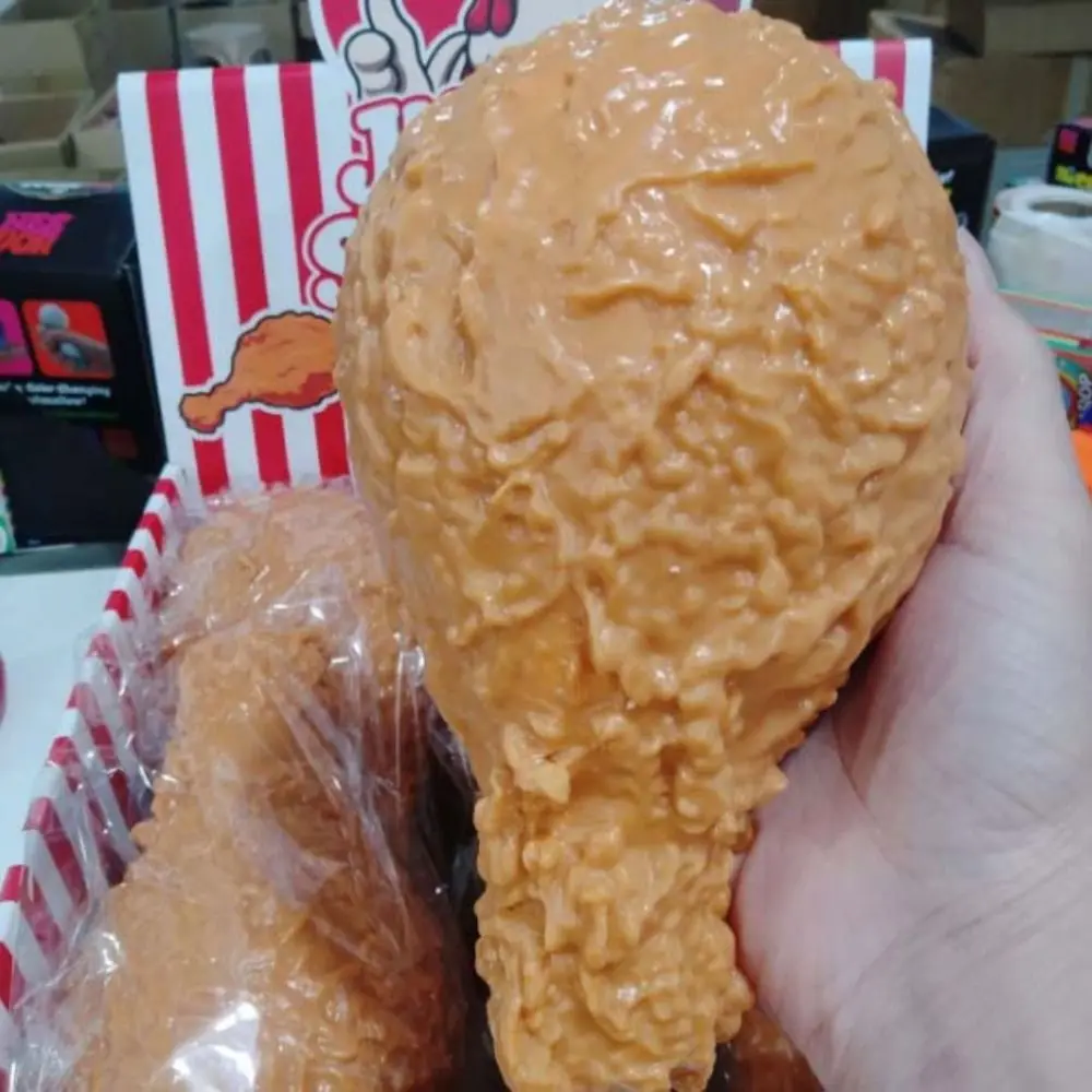 Simulation Fried Chicken Squishy Extra Large Slow Rising Food Squeeze Realistic Desktop Decoration Sensory Fidget Ball