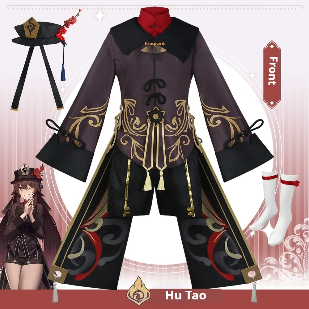 

Hutao Cosplay Femme Halloween Costume Anime Clothes For Women Disfraz Mujer Adulta For Adults Ropa Para Hu Tao outfits
