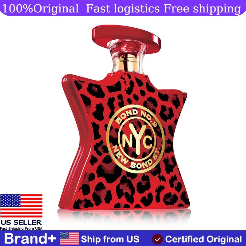 

Bond No. 9 New York New Bond St. Unisex Eau De Parfum, 3.4 Fl Oz Long Lasting Fragrance Cologne Persistence Pheromone Portable