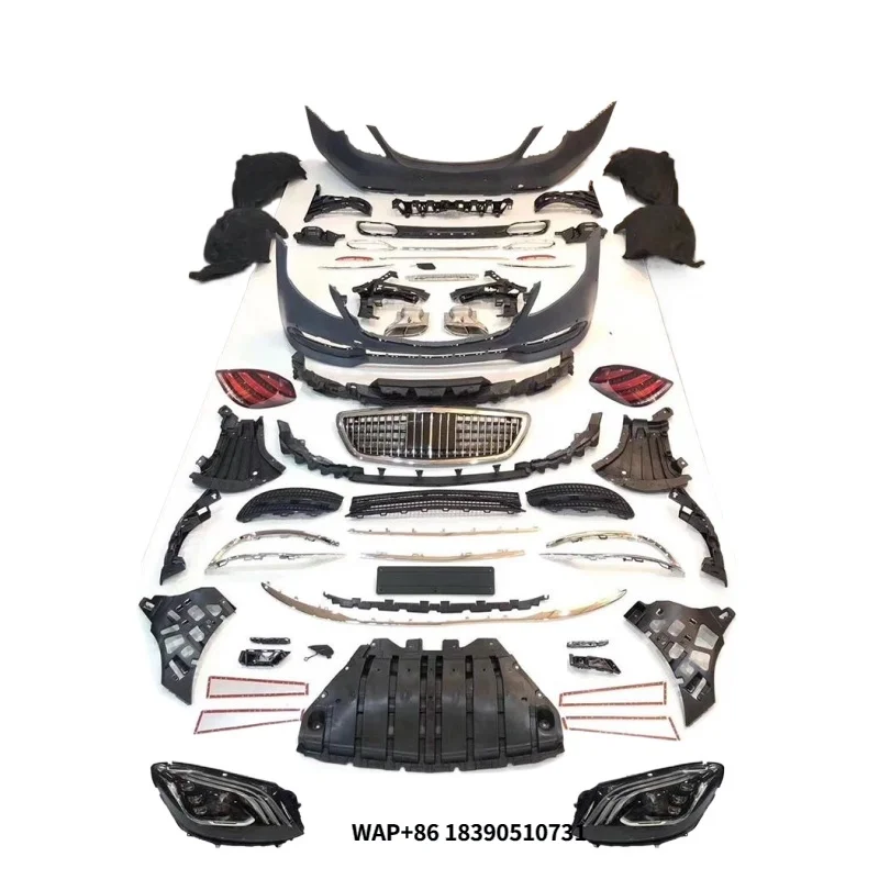 

For S Class W222 Car Body Kit Style Front Rear Bumper with Front Lip for B -enz and S Class Cars