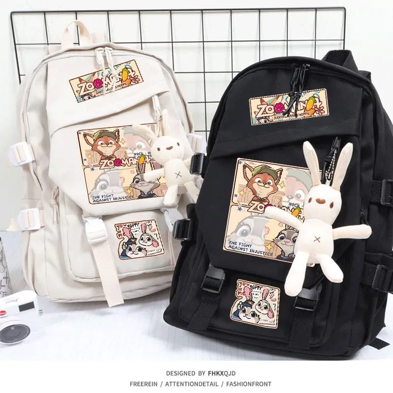 

Детские школьные рюкзаки Zootopia, студенческие рюкзаки с героями мультфильмов на плечах, сумки для детей, детские подарки Disney