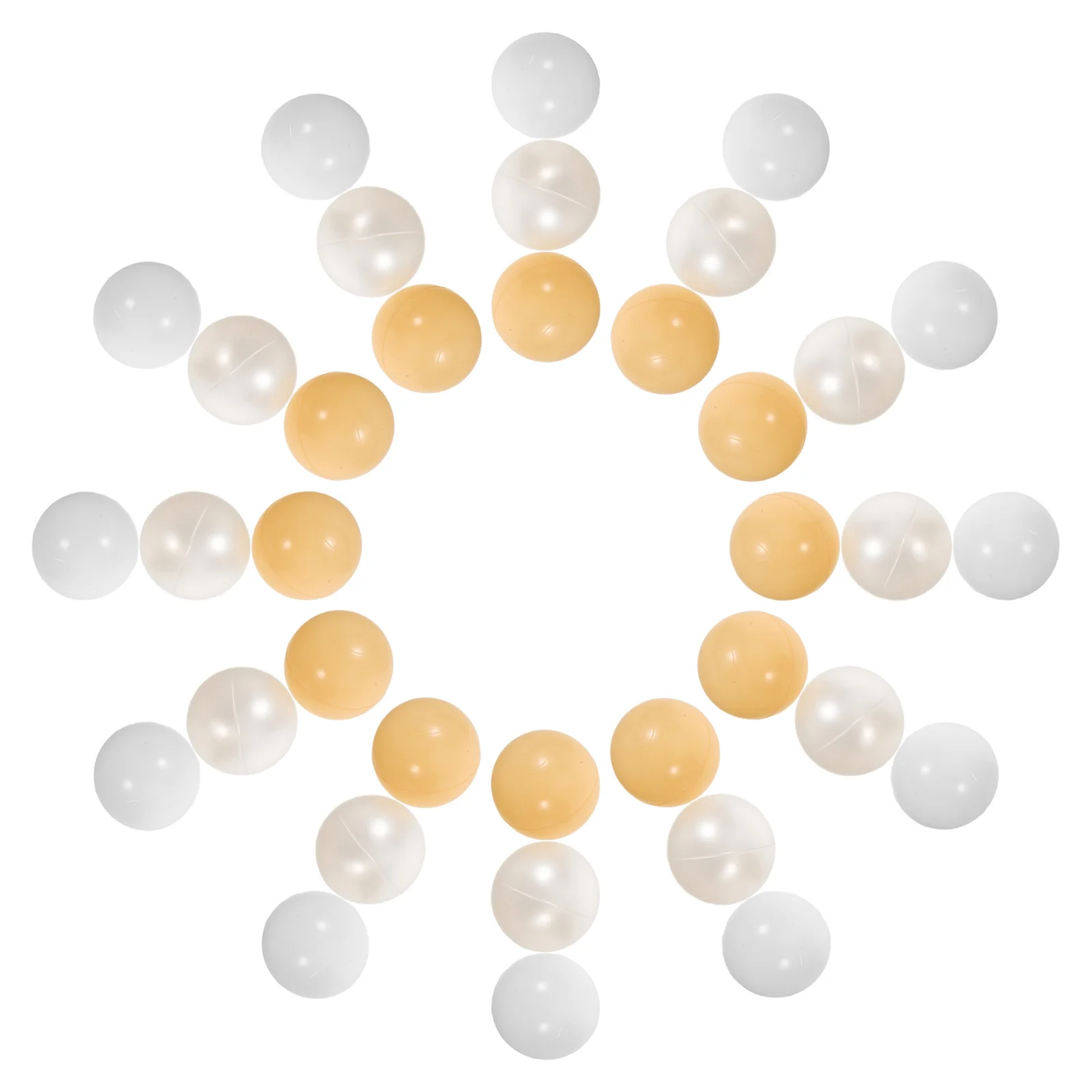 100Pcs Ocean Balls Colorful Plastic Play Tent Balls Crush Proof Baby Pool Accessories Birthday Party Bag Fillers Toddler Playpen