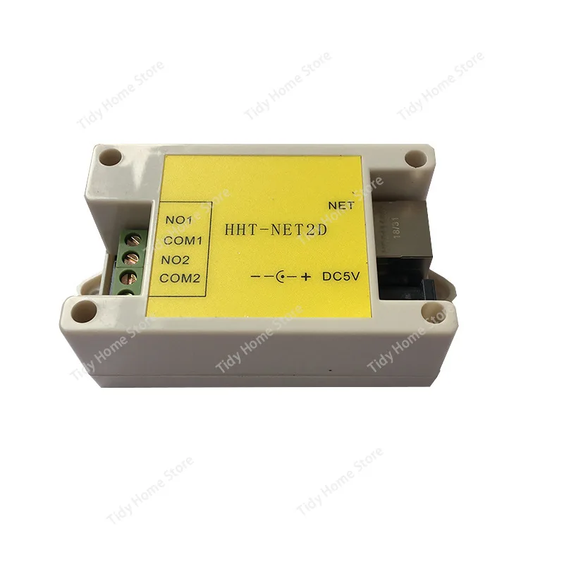 

2-канальный релейный контроллер Ethernet TCP/IP, удаленный переключатель для умного дома, задержка управления ПЛК