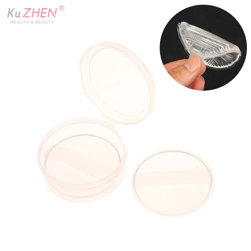 1 st Zachte Siliconen Gel Poederdons Voor Cosmetische Gezicht Foundation BB Cream Geen Poedervormige Eten Poeder Cosmetische Bladerdeeg Makeup Tools