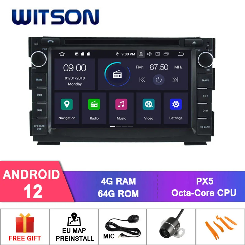 

WITSON Android 12 CAR DVD GPS FOR KIA CEED 2010-2012 VENGA Carplay Multimedia Stereo Auto Audio Navigation Vehicle Head Unit