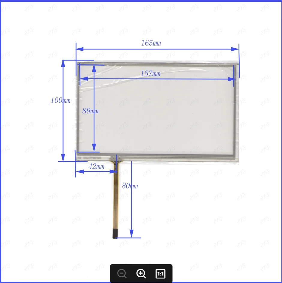 

ZhiYuSun TPM7220 НОВЫЙ 7-дюймовый 165 мм * 100 мм 4-проводной универсальный ЖК-дисплей с сенсорным экраном и дигитайзером АВТОМОБИЛЬНЫЙ GPS