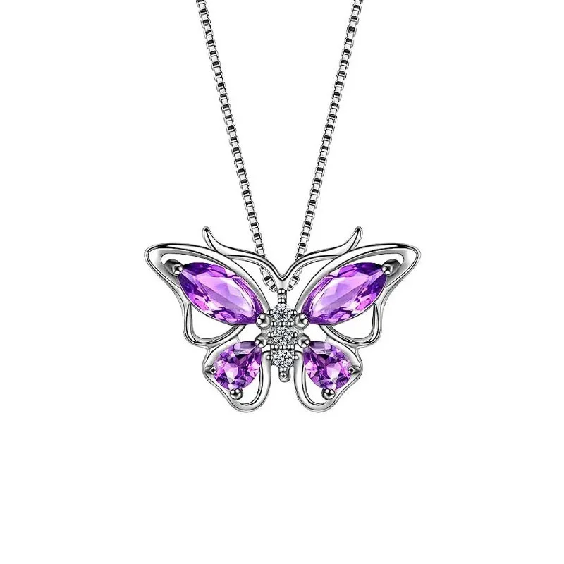 صندوق هدايا على شكل زهرة الورد الأحمر مع قلادة على شكل قلب من حجر الحظ، للأم والزوجة - عيد الأم، عيد الحب، عيد الميلاد