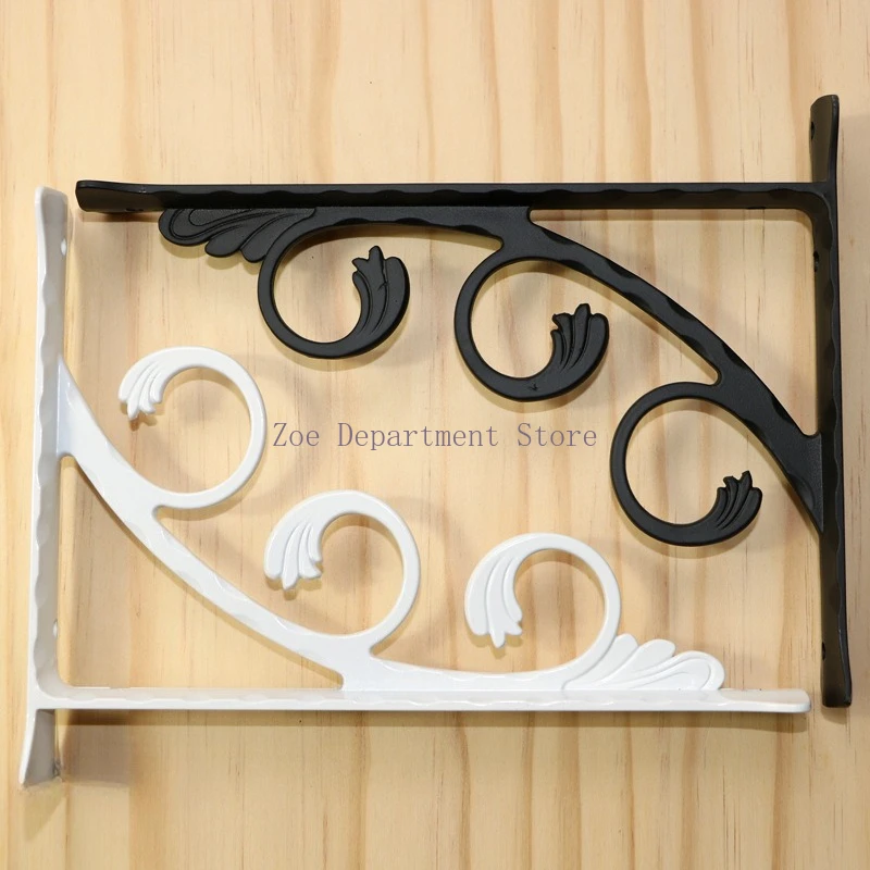 

1 пара треугольных кронштейнов для полок, сверхпрочные настенные кронштейны, прочные металлические усиленные кронштейны, долговечные.