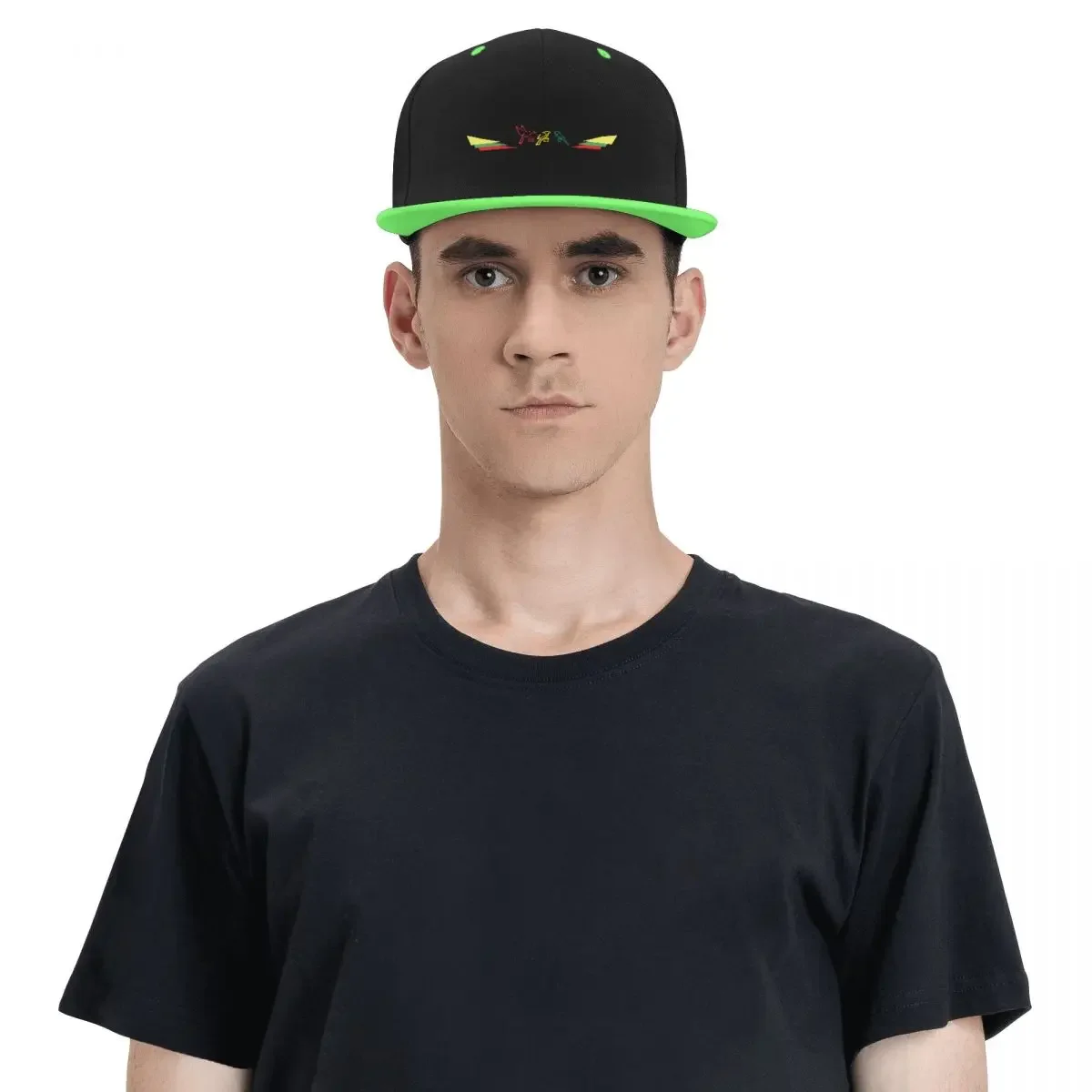 Boné de beisebol punk Ajax Bob Marley para homens e mulheres, ajustável 3 passarinhos papai chapéu, snapback hip-hop