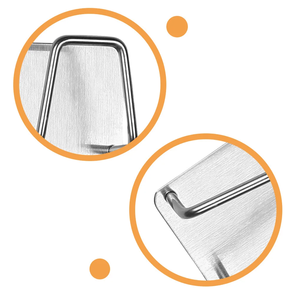 

10pcs Sponge Rack Stainless Steel Sink Hanging Organizer Kitchen Storage Stand Rustproof Space Saving Wall Mount For Soap Brush