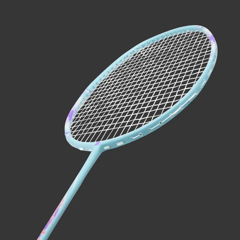 

2025 Китайская хорошая распродажа, графитовая ракетка, высококачественная полностью углеродное волокно, уличная ракетка для бадминтона