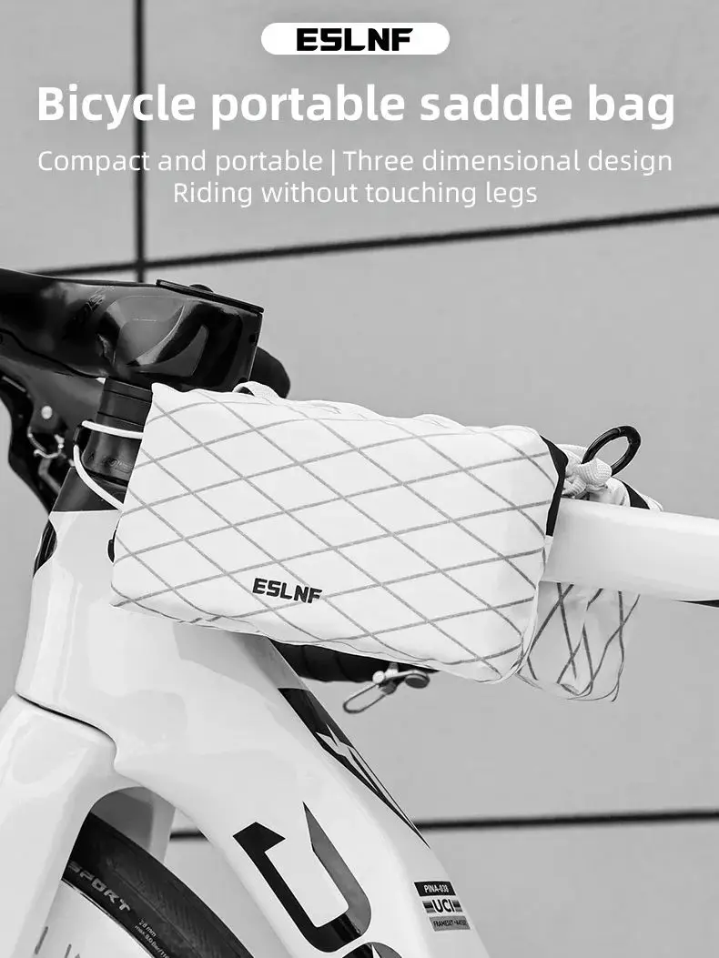 AliExpress NONE Bike Bag Top Tube Bag Floating Installation Method Cycling Saddlebags Large Capacity Bicycle Bag Bicycle Accessories