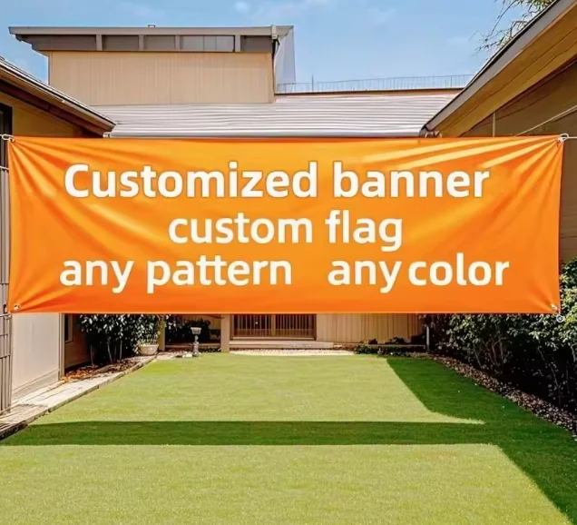Custom Banners Flag Opening Ceremony Business Advertisement Garden Courtyard Birthday Corporate Event Holiday Party Pet Pictures