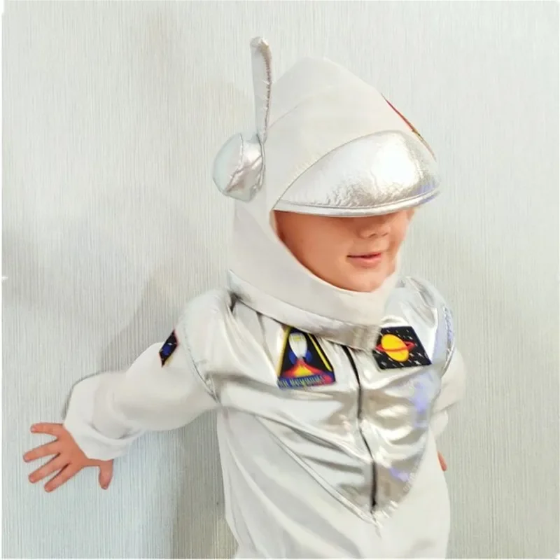 Christmas New Year gifts for boy white space suit costume cosplay astronaut uniform Halloween Kid costume Cosplay Costume