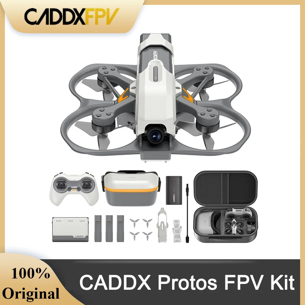 CADDX Protos Suit FPV Drone RTF Kit 2,4G ELRS receptor 5,8G 1080P FPV gafas HD Ascent Lite VTX transmisión de latencia Ultra baja