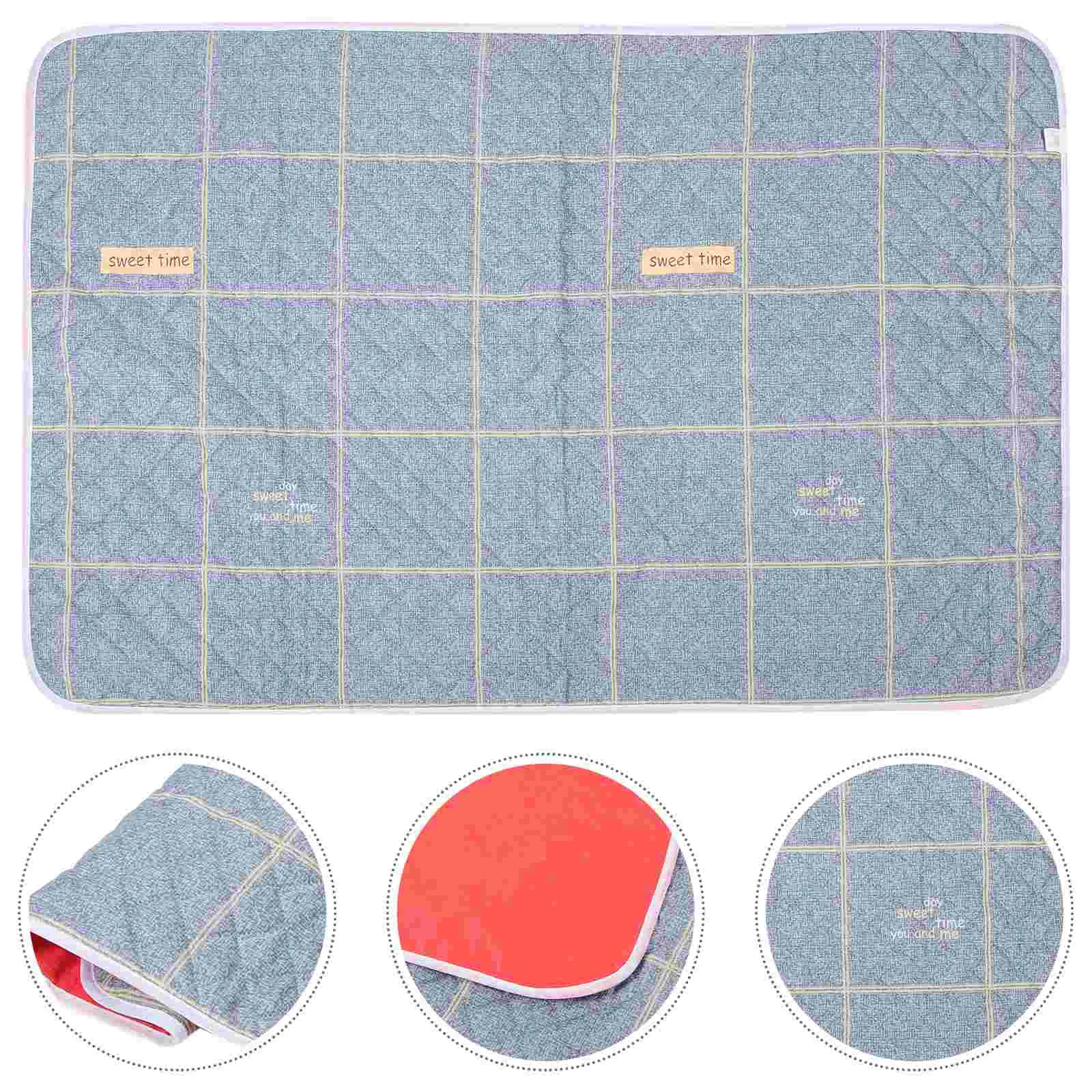 Waterproof Mattress 80x120CM Cotton Washable Incontinence Bed Pads for Elderly Patients Reusable Strong