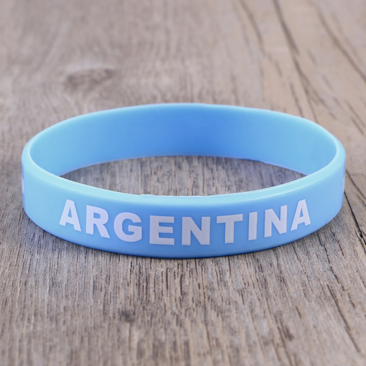 

5Pcs Silicone Wristband Country Flag Decorative Bracelets Durable Comfortable Suitable Games Competitions Fits Most