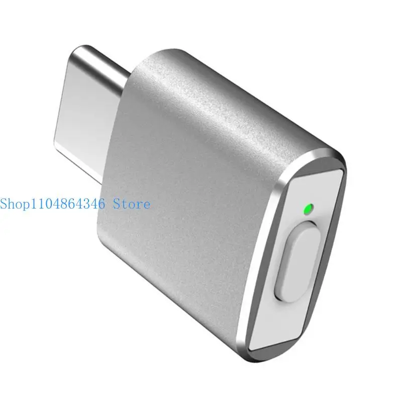 652F TypeC Mouse Jiggler Mouse Mover Mouse Movement Simulation Drivefree 1PCS